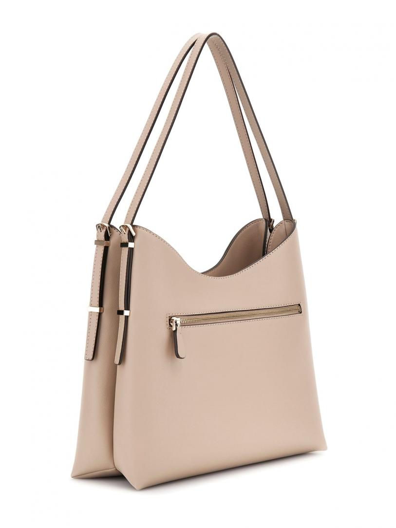 LEFIA LARGE HOBO Beige Taupe 2