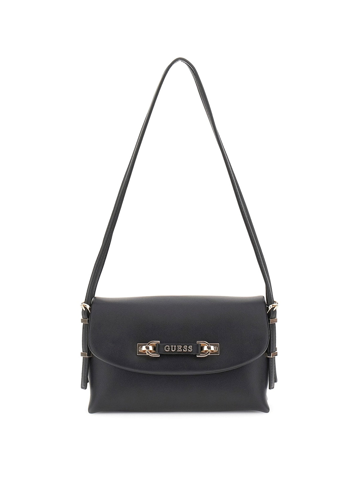 Guess Borse a spalla Borse a spalla LEFIA FLAP SHOULDER BAG Nero