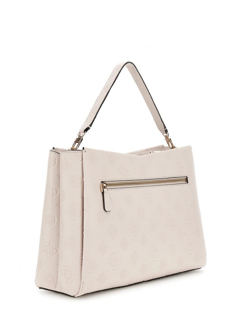 TISHA LARGE GIRLFRIEND SATCHEL Rosa Crema 2