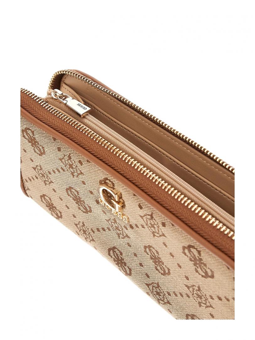 NEDA SLG LARGE ZIP AROUND Beige 3