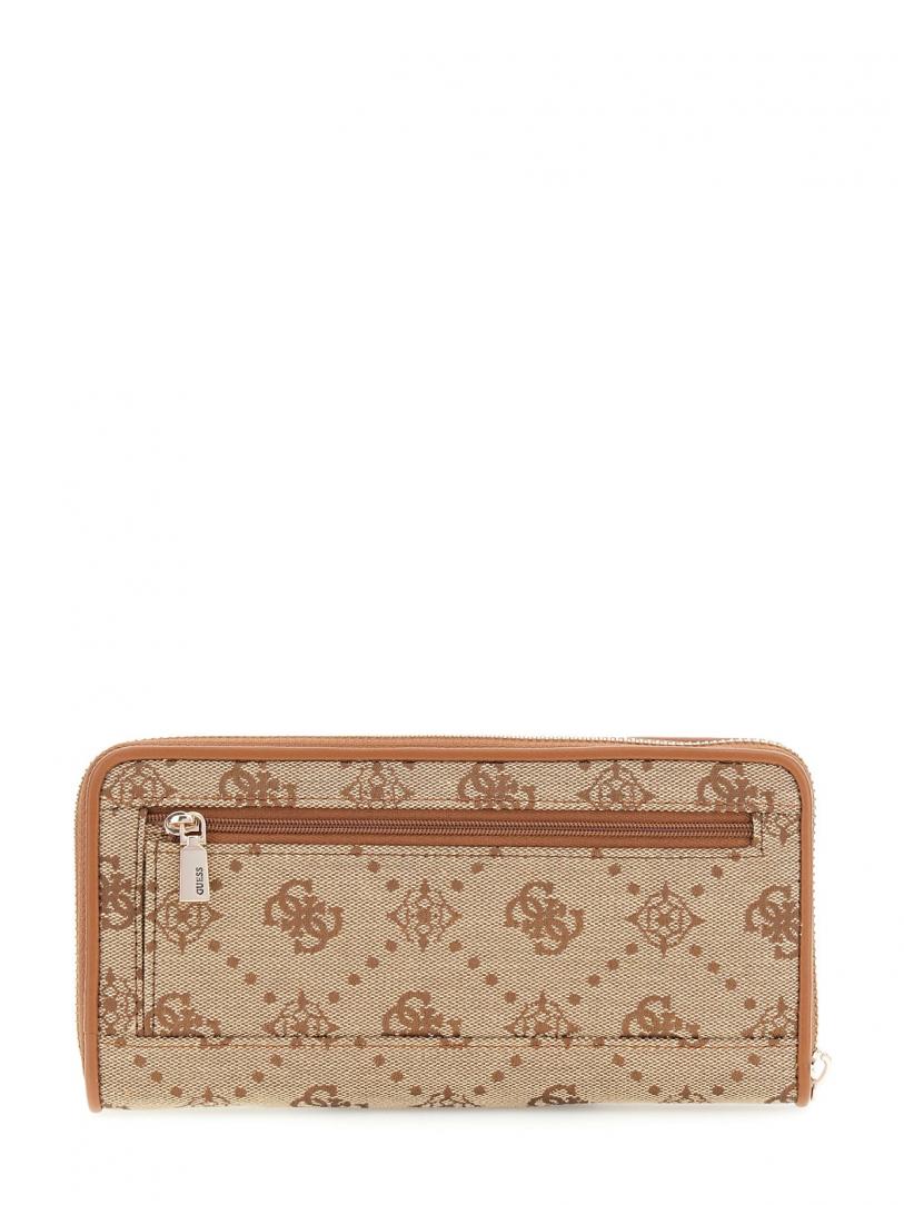 NEDA SLG LARGE ZIP AROUND Beige 4