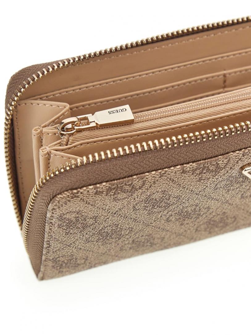 LAUREL II SLG LARGE ZIP AROUND Beige Beige 3