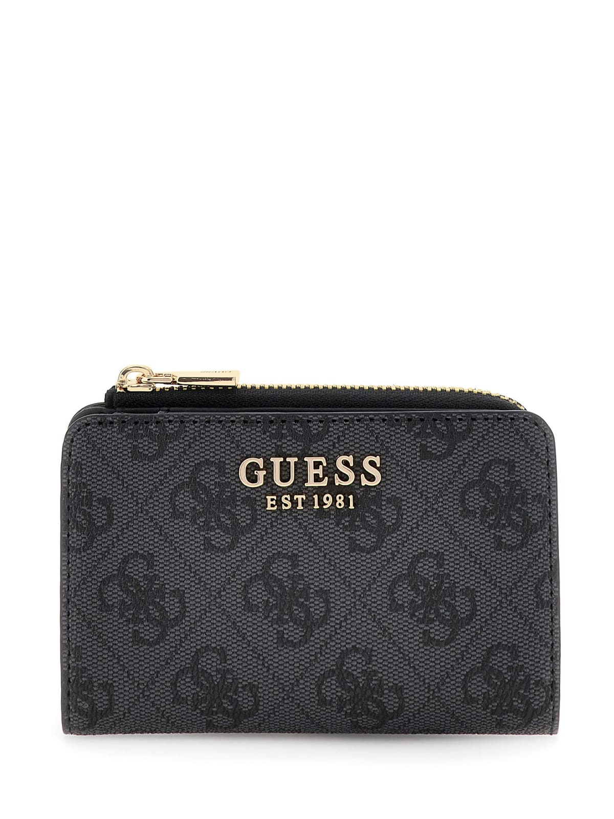 Guess Portafogli  LAUREL II SLG ZIP ARND CRD CSE Nero