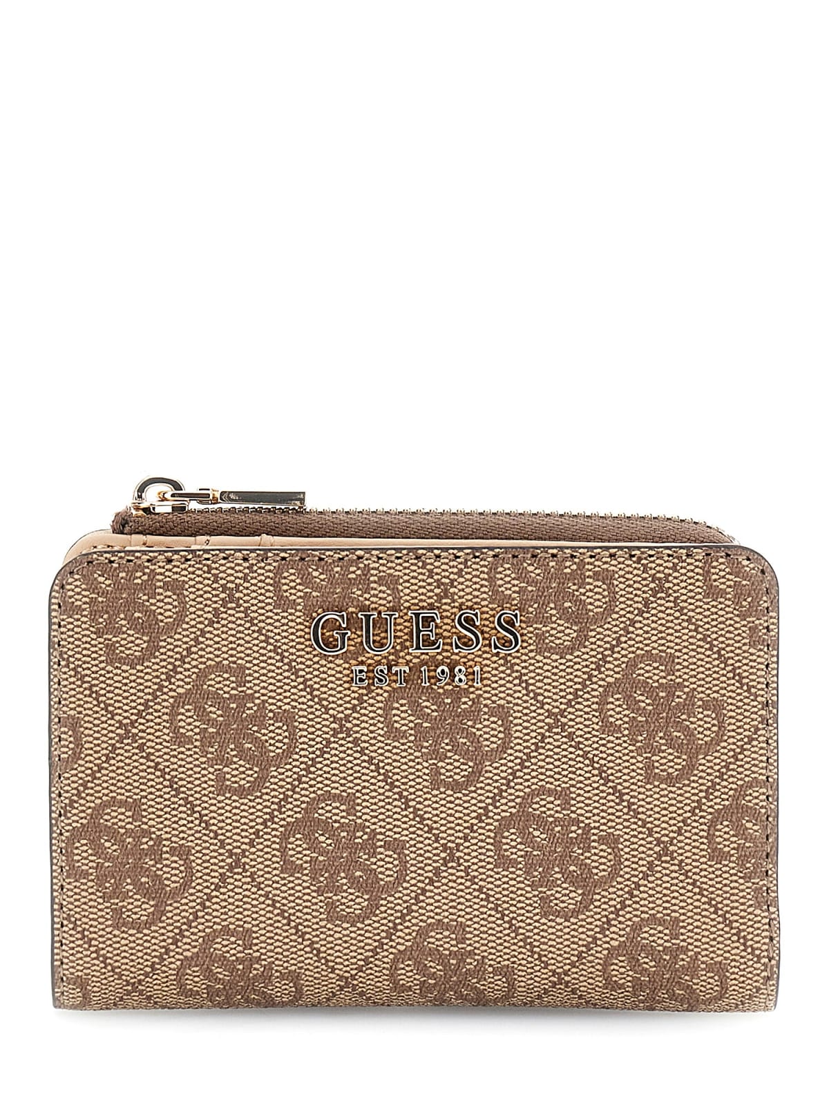 Guess Portafogli  LAUREL II SLG ZIP ARND CRD CSE Beige