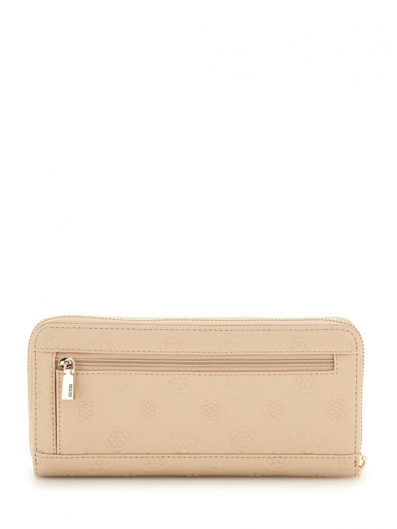 PHOEBE SLG LARGE ZIP AROUND Beige Taupe 2