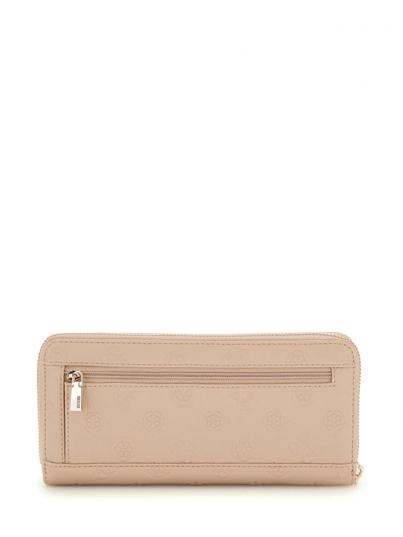 PHOEBE SLG LARGE ZIP AROUND Beige Taupe 4