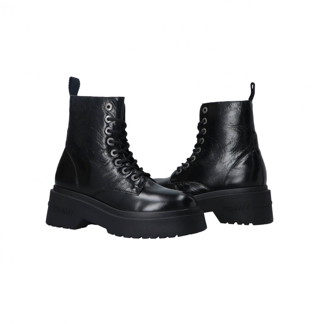 TJW CHUNKY SHINY LEATHER BOOT Nero TJW CHUNKY SHINY LEATHER BOOT Nero 3