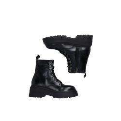 Anfibi TJW CHUNKY SHINY LEATHER BOOT Nero