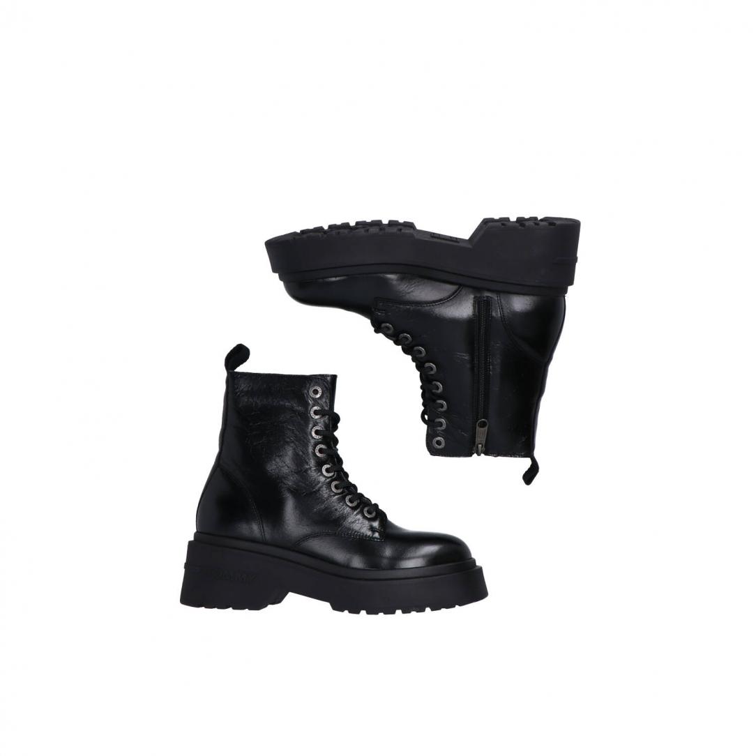 TJW CHUNKY SHINY LEATHER BOOT Nero TJW CHUNKY SHINY LEATHER BOOT Nero 5