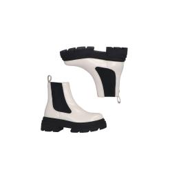 Anfibi TH SHINY LEATHER CHELSEA Beige