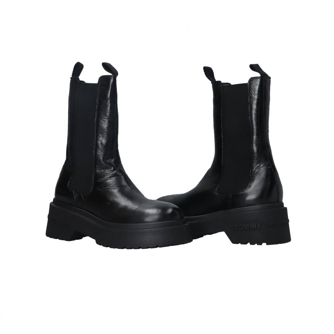 TJW CHUNKY SHINY LEATHER CHELSEA Nero TJW CHUNKY SHINY LEATHER CHELSEA Nero 3