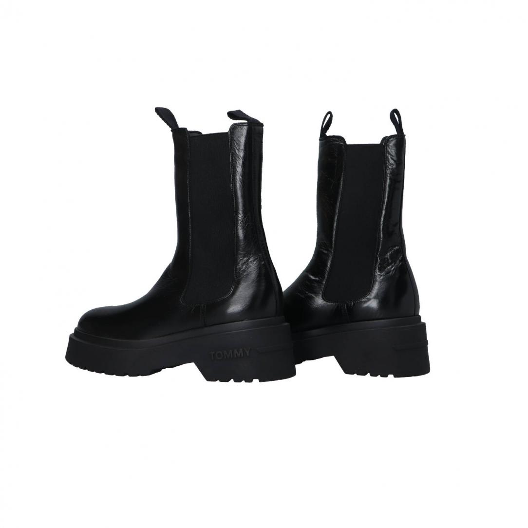 TJW CHUNKY SHINY LEATHER CHELSEA Nero TJW CHUNKY SHINY LEATHER CHELSEA Nero 4