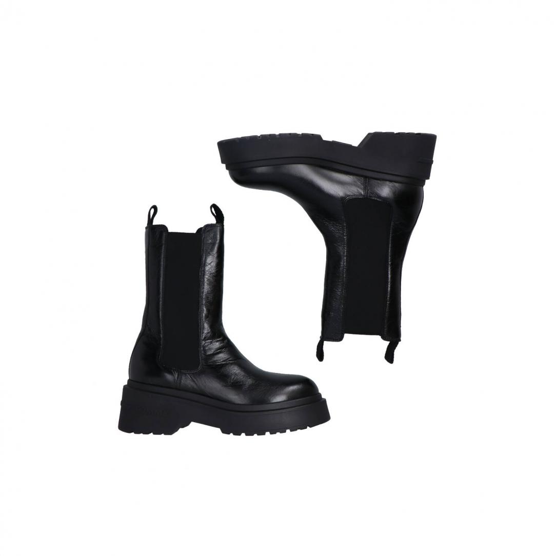 TJW CHUNKY SHINY LEATHER CHELSEA Nero TJW CHUNKY SHINY LEATHER CHELSEA Nero 5
