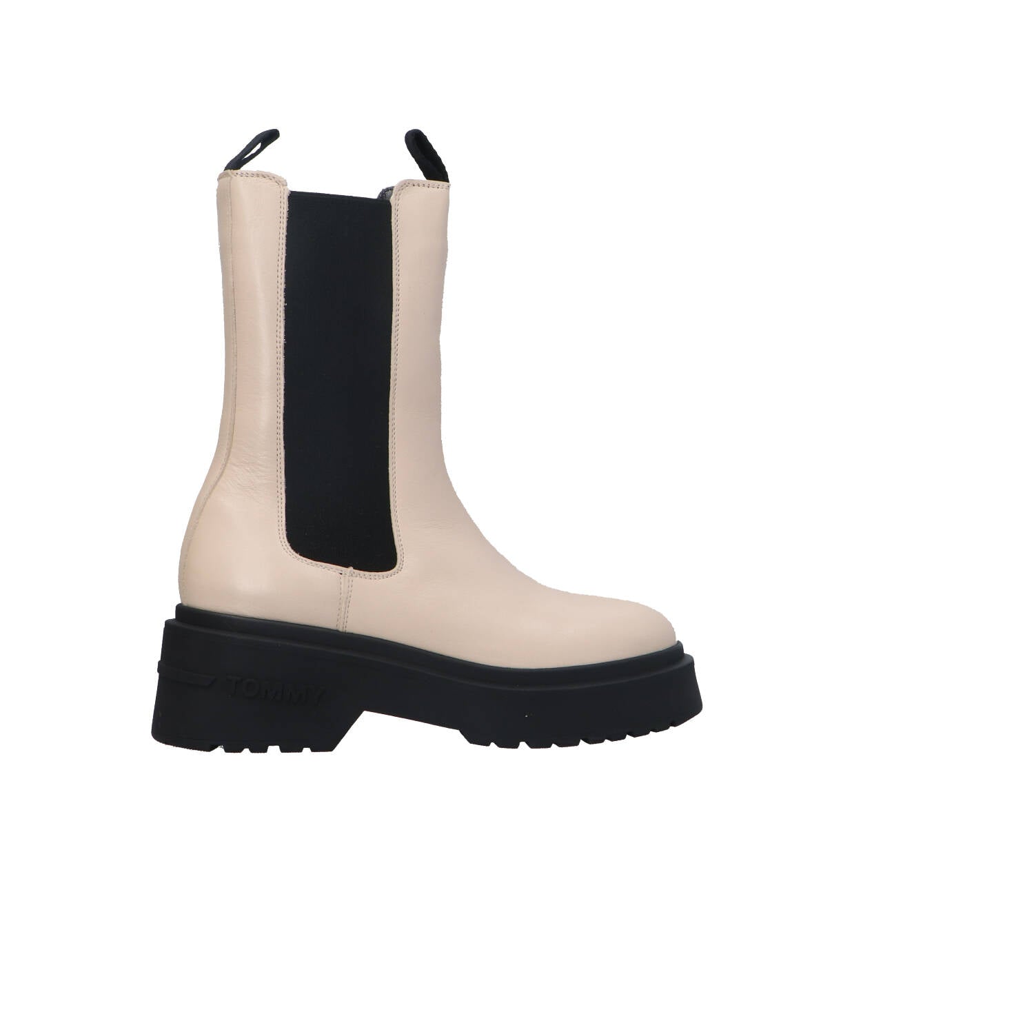 Tommy Hilfiger Stivaletti e Stivali Stivaletti e Stivali TJW CHUNKY SHINY LEATHER CHELSEA Bianco Panna