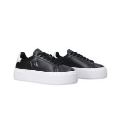 Sneakers FLATFORM LACE UP LTH MET MG Nero