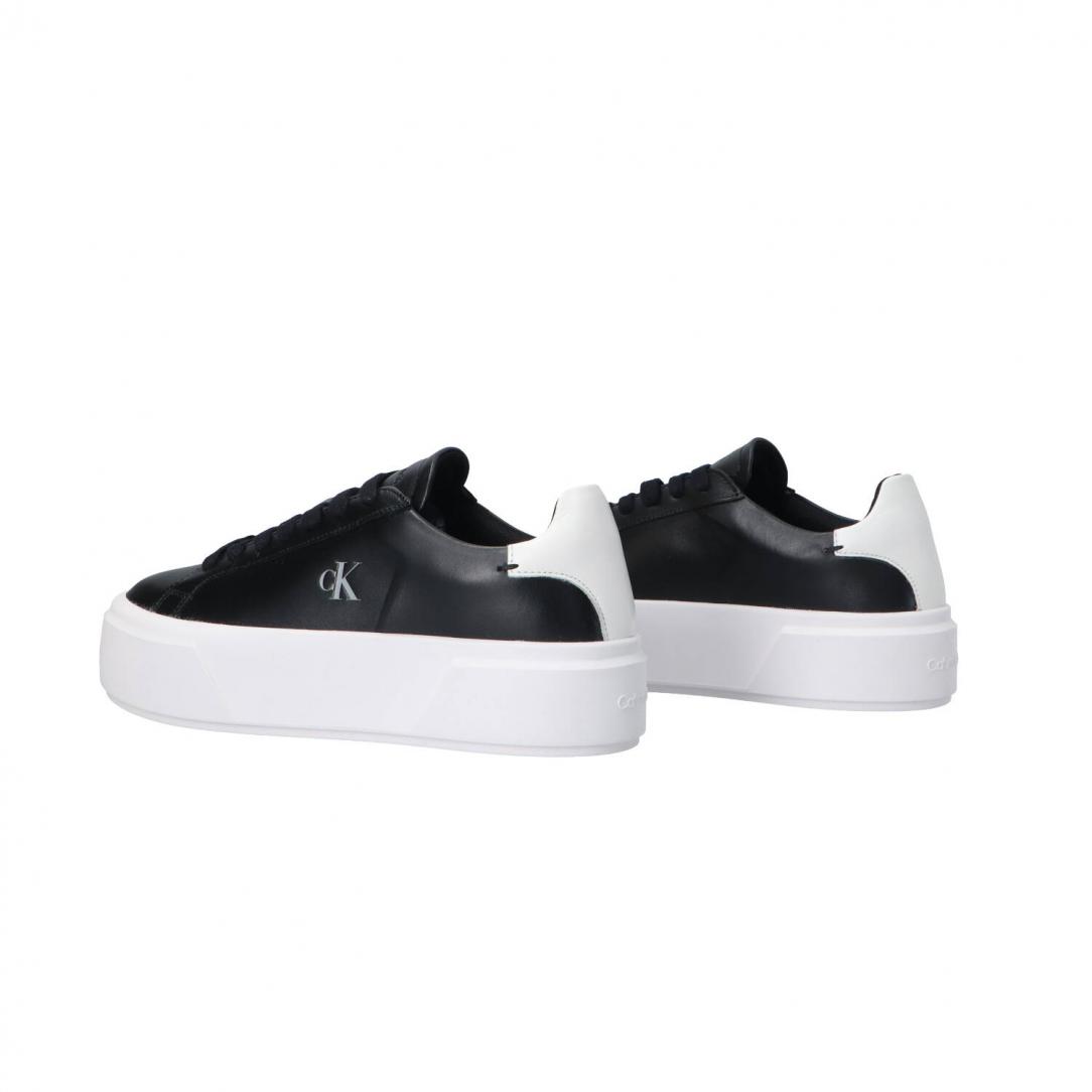 FLATFORM LACE UP LTH MET MG Nero 4