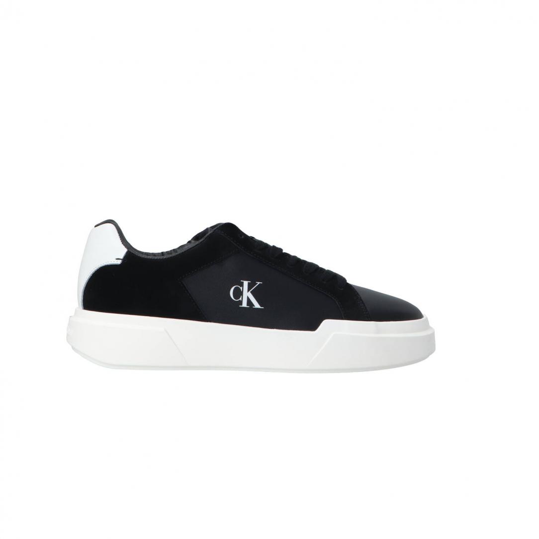 CHUNKY CUPSOLE LACEUP LTH MIX Nero 1