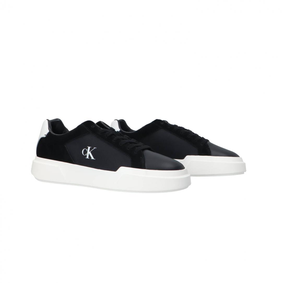 CHUNKY CUPSOLE LACEUP LTH MIX Nero 2