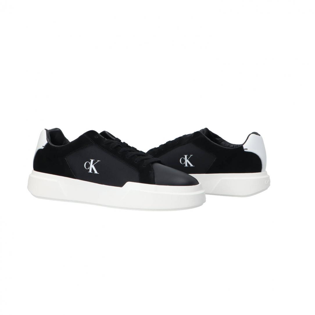 CHUNKY CUPSOLE LACEUP LTH MIX Nero 3