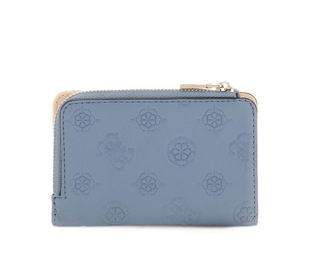PHOEBE SLG ZIP ARND CARD CASE Azzurro 2