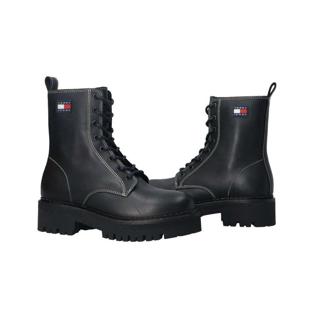 TJW URBAN LACE UP BOOT Nero 3
