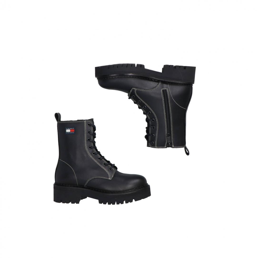 TJW URBAN LACE UP BOOT Nero 5