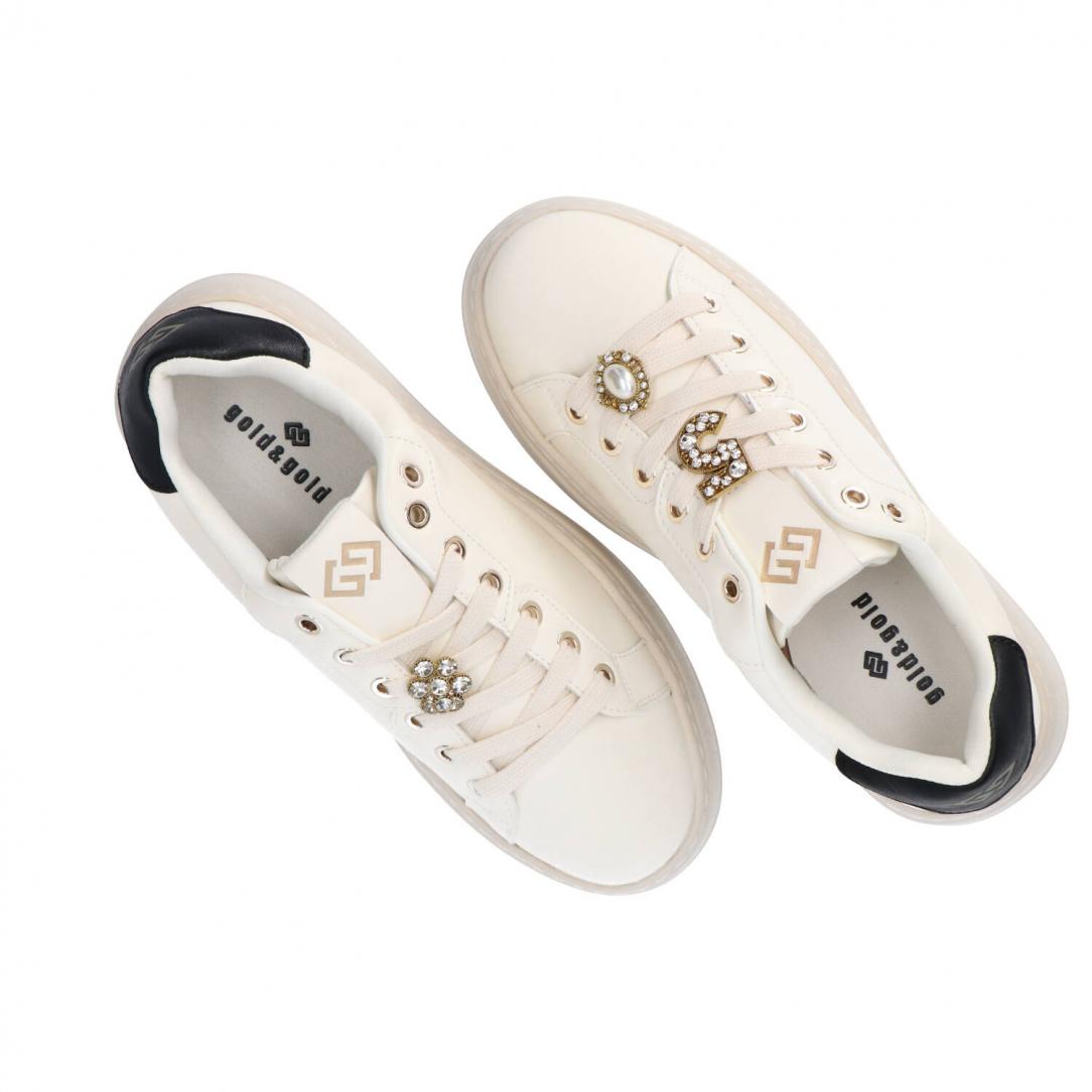 GB971 Eco leather charm logo Bianco 5
