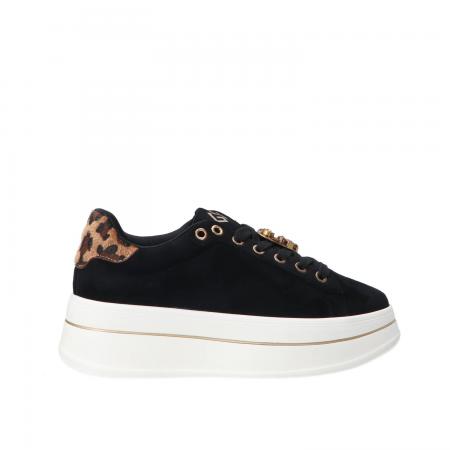 Sneakers Donna GB989 suede heart charm...