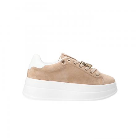 Sneakers Donna GB989 suede heart charm...