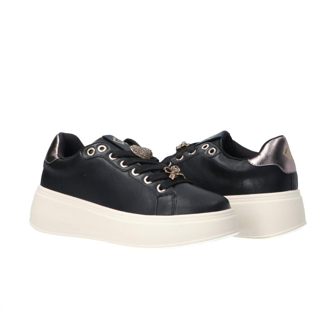 GB971 Eco leather charm logo Nero 3