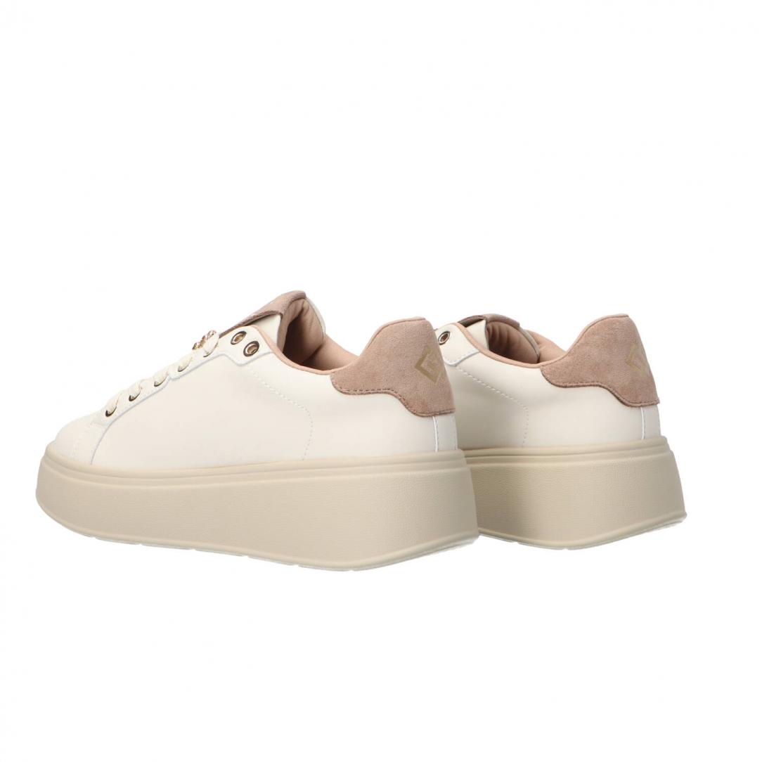GB971 Eco leather charm logo Beige 4