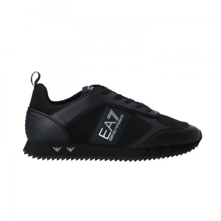 Sneakers Uomo Ea7 suede leather Nero