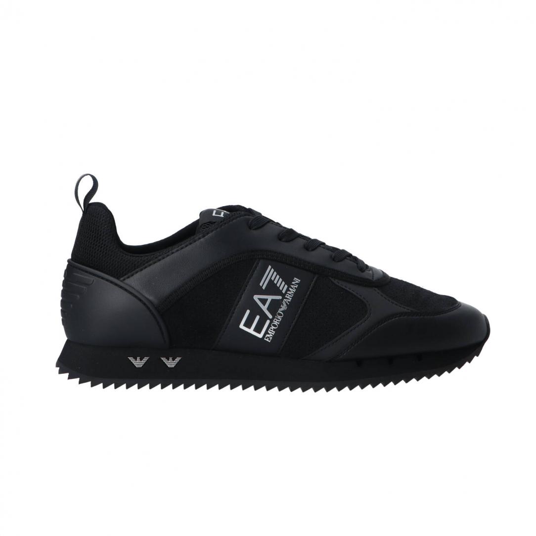 Ea7 suede leather Nero 1