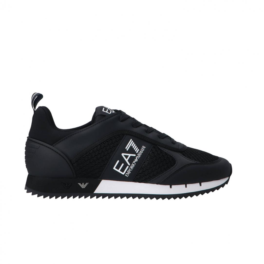 Ea7 Sneakers Black and White Laces Nero 1