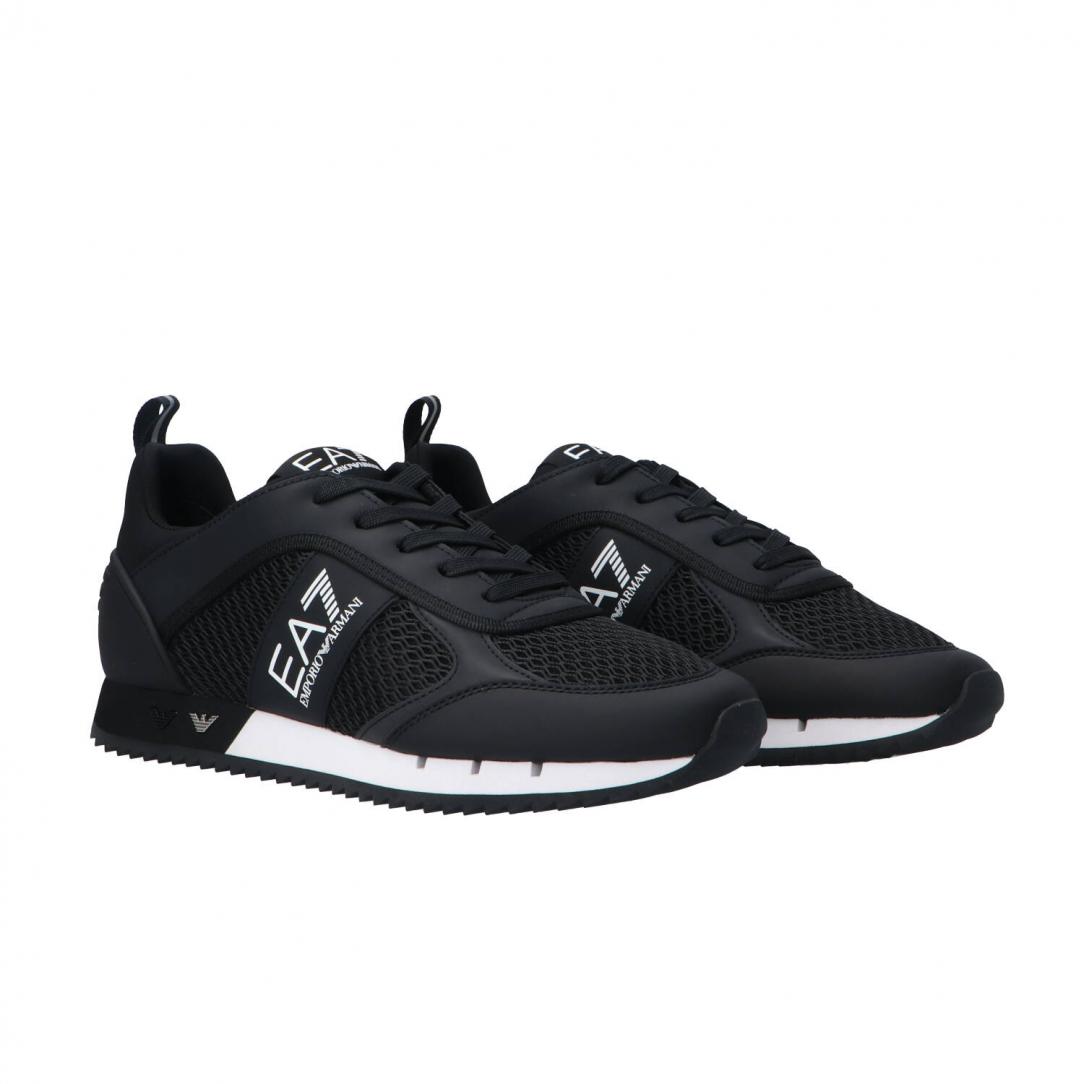 Ea7 Sneakers Black and White Laces Nero 2