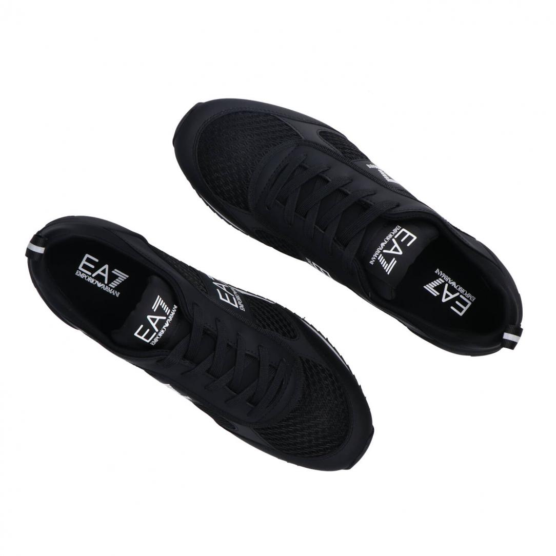 Ea7 Sneakers Black and White Laces Nero 5