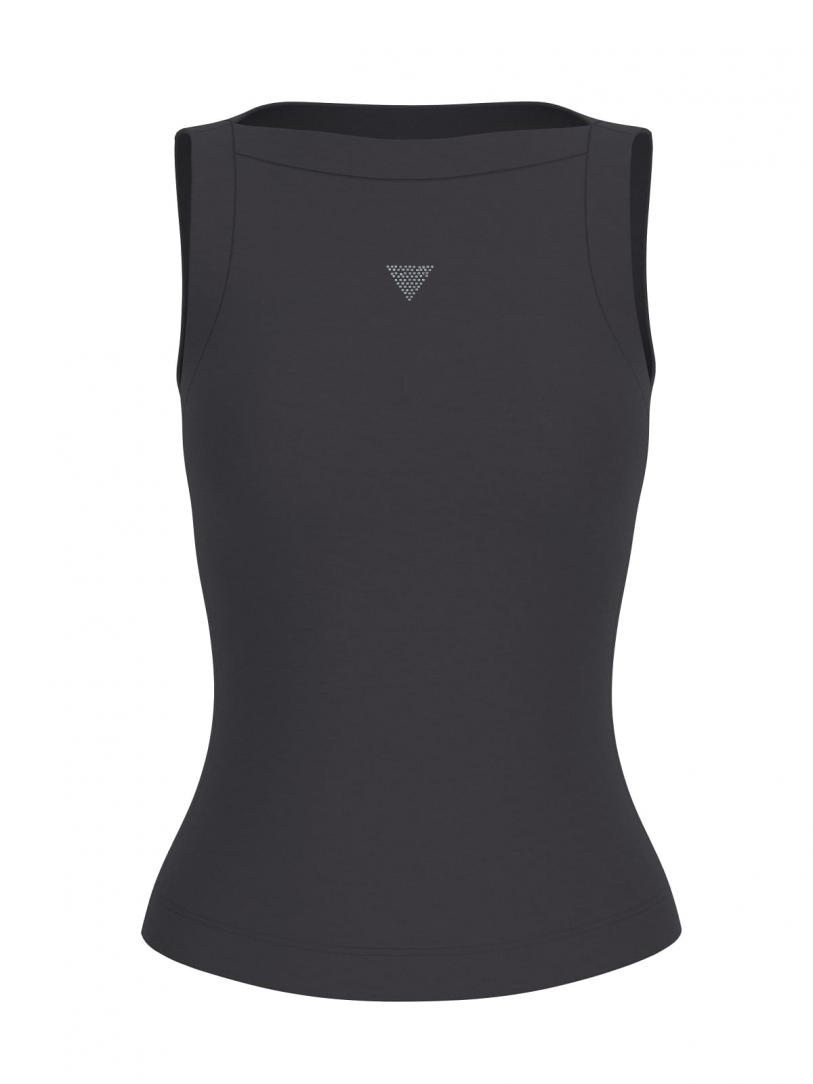 TINA RIBS TANK TOP Nero TINA RIBS TANK TOP Nero 1