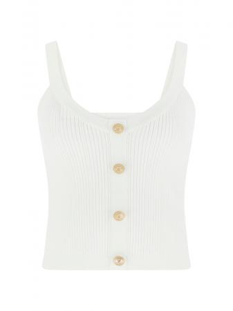 Top Donna SL EMMIE TANK TOP SWTR Bianco