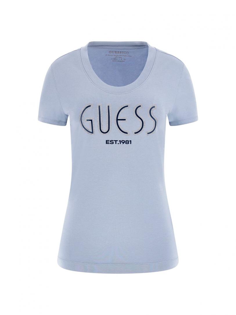 CN SS GUESS LOGO TEE Azzurro CN SS GUESS LOGO TEE Azzurro 1