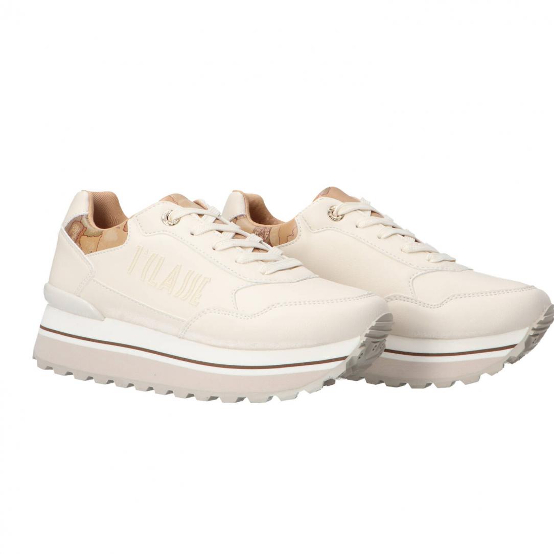 PLATFORM PELLE E GEO Bianco Panna 2