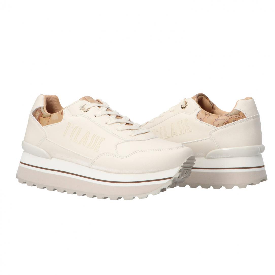 PLATFORM PELLE E GEO Bianco Panna 3