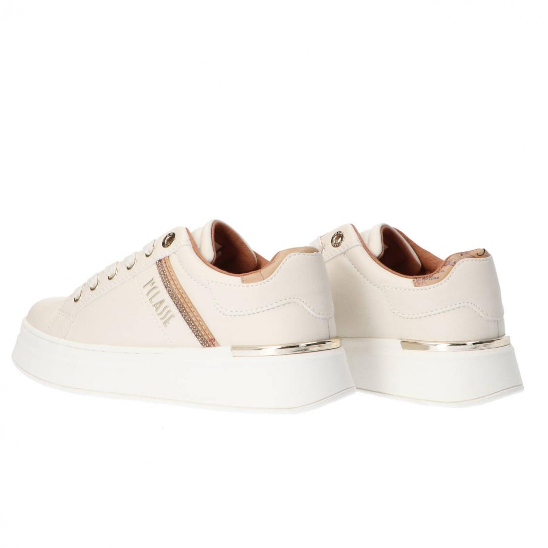 Stringata pelle e geo N 2266 0289 Bianco Panna 4