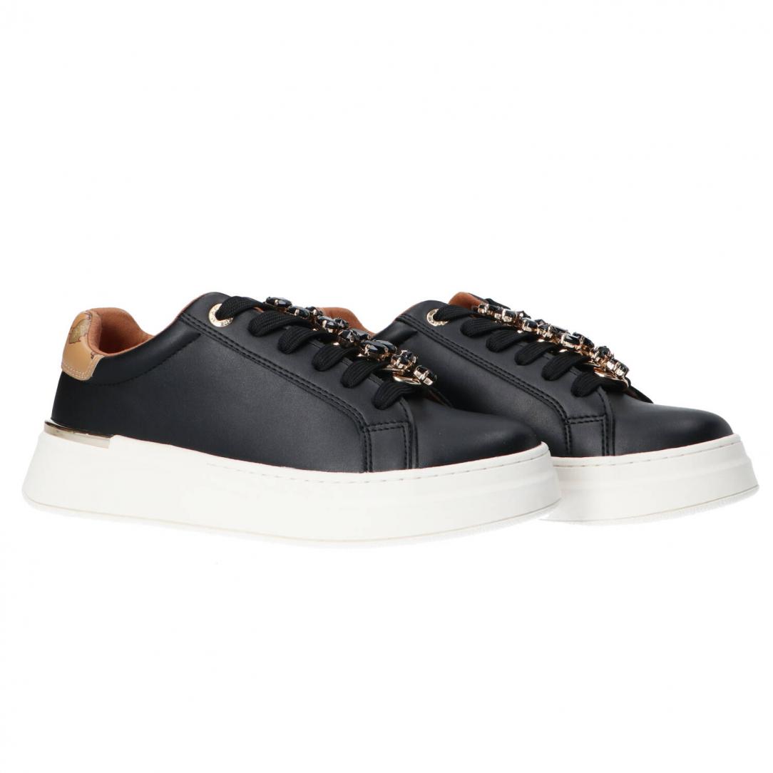 Bassa allacciata strass N 2270 0289 Nero 2