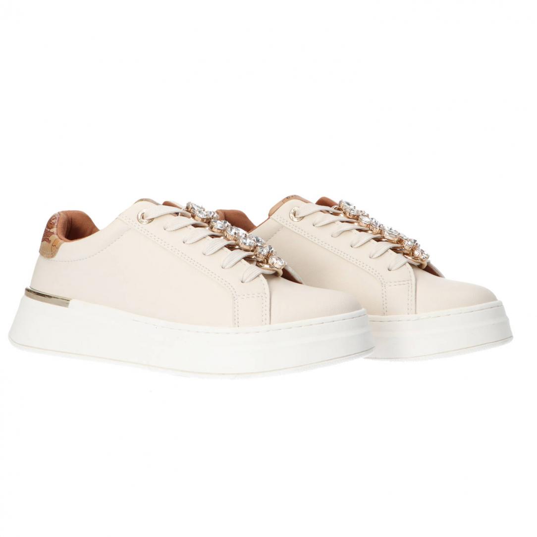 Bassa allacciata strass N 2270 0289 Bianco Panna 2