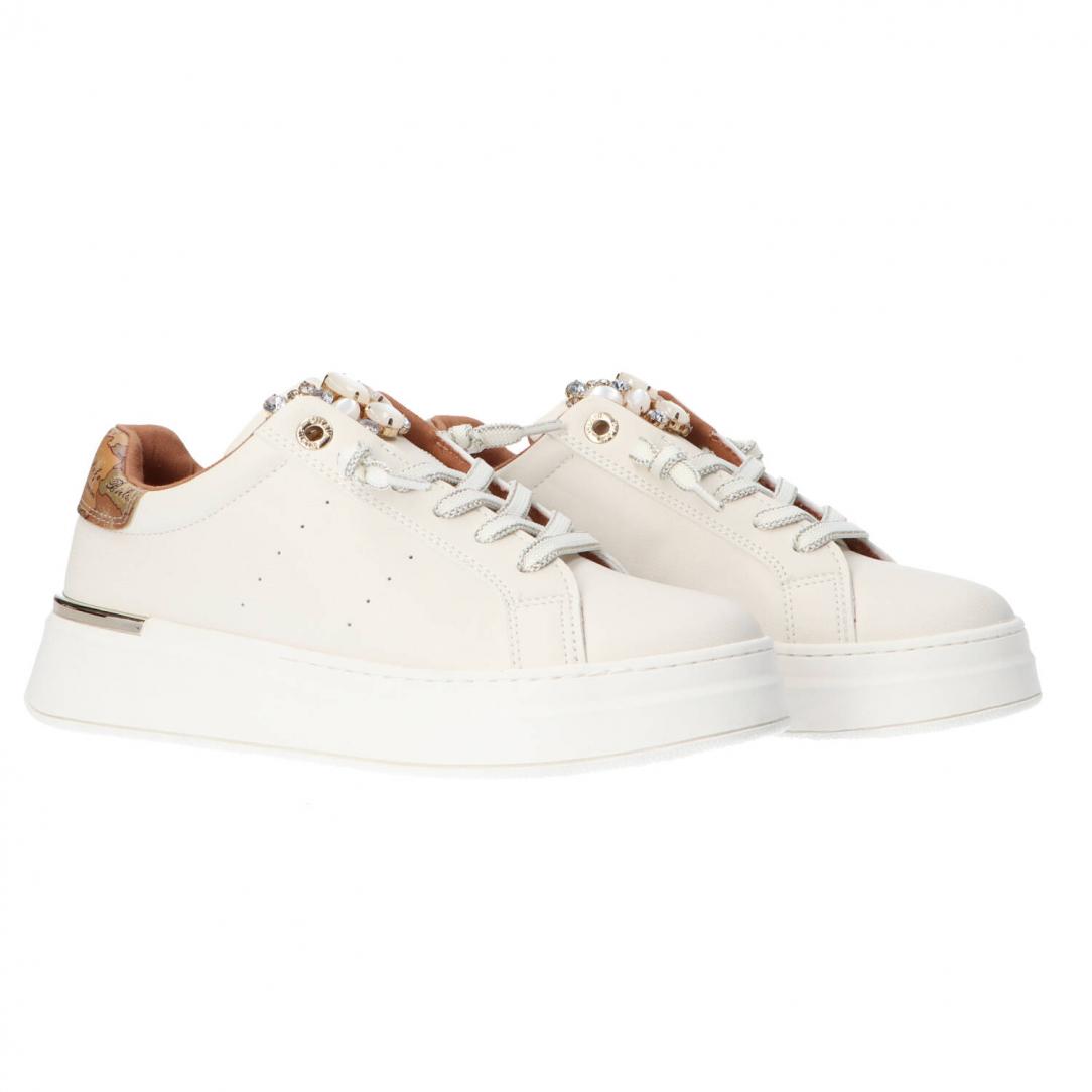 Bassa Pelle e Strass N 2269 0289 Bianco Panna 2