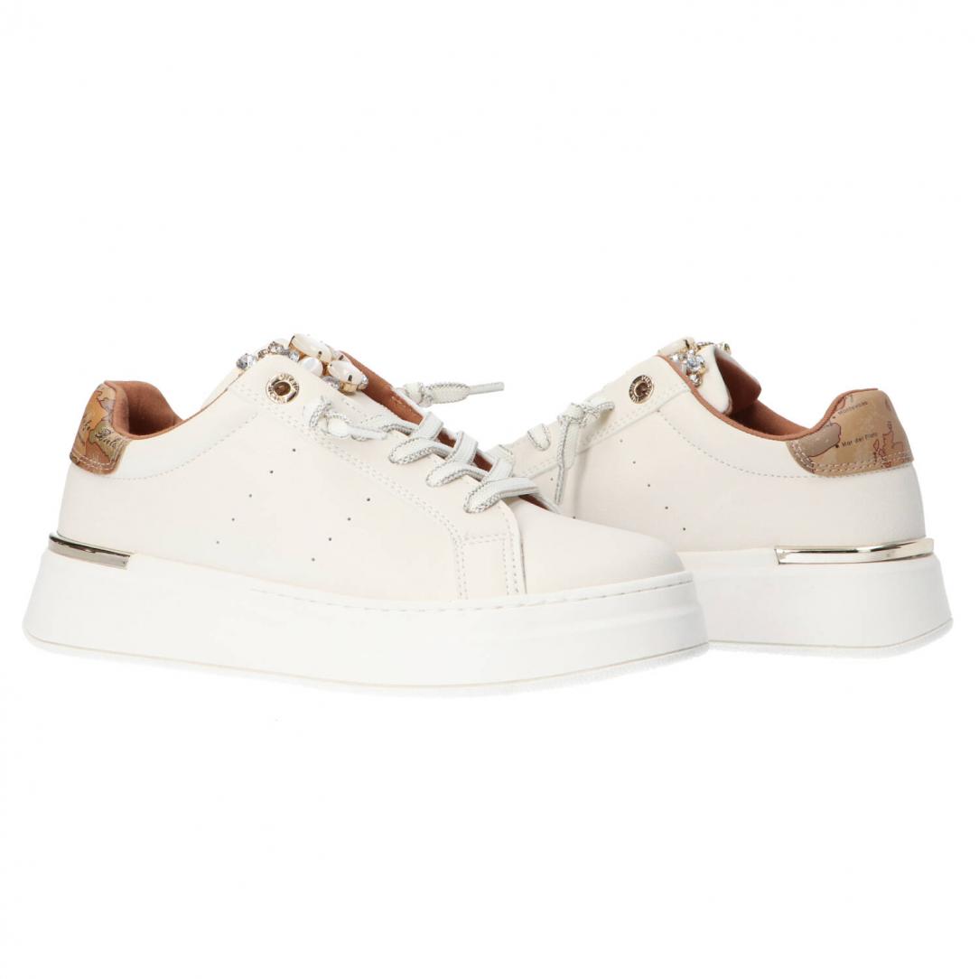 Bassa Pelle e Strass N 2269 0289 Bianco Panna 3