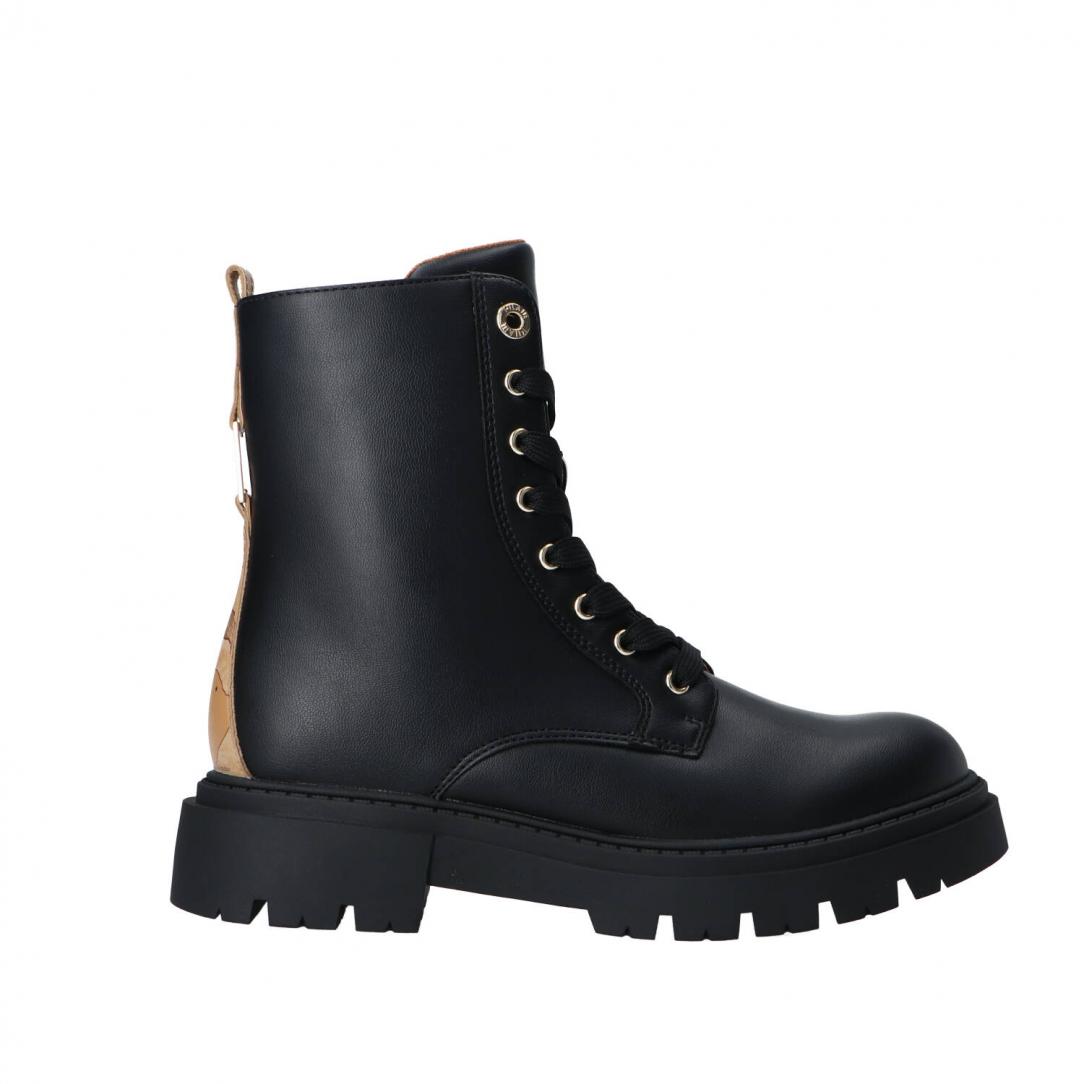 Stringato pelle geo N 2306 0289 Nero 1