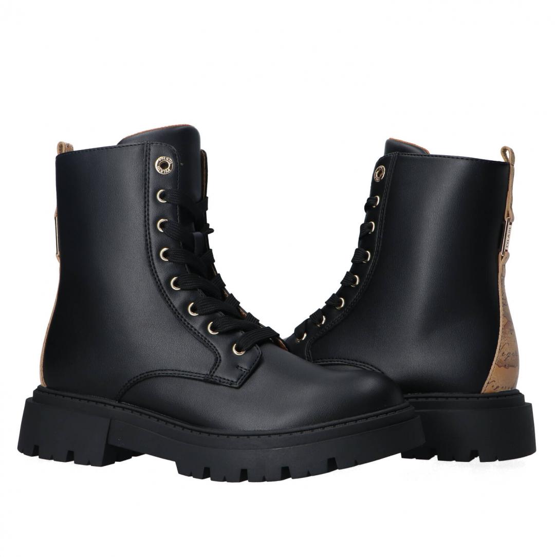 Stringato pelle geo N 2306 0289 Nero 3