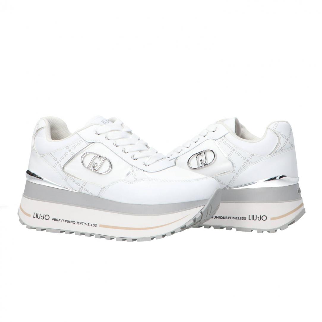Maxi wonder plus 01 calf platform Bianco 3
