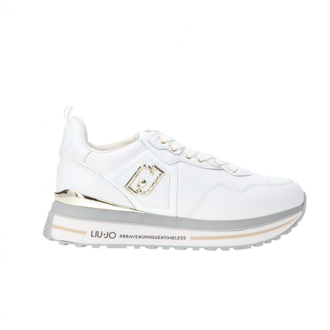 Maxi wonder 01 calf platform Bianco 1